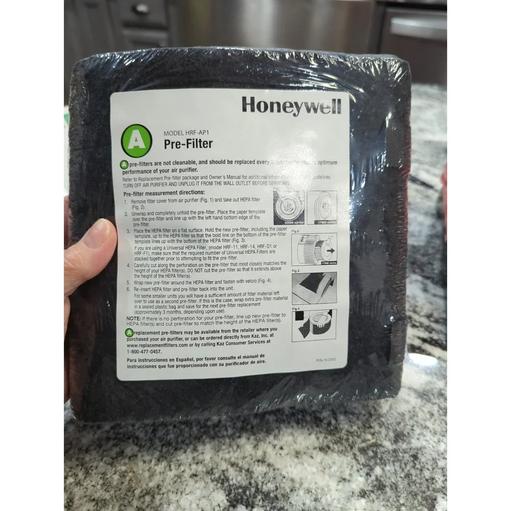Genuine OEM Honeywell HRF-AP1 Pre-Cut Air Purifier Filters - NEW!